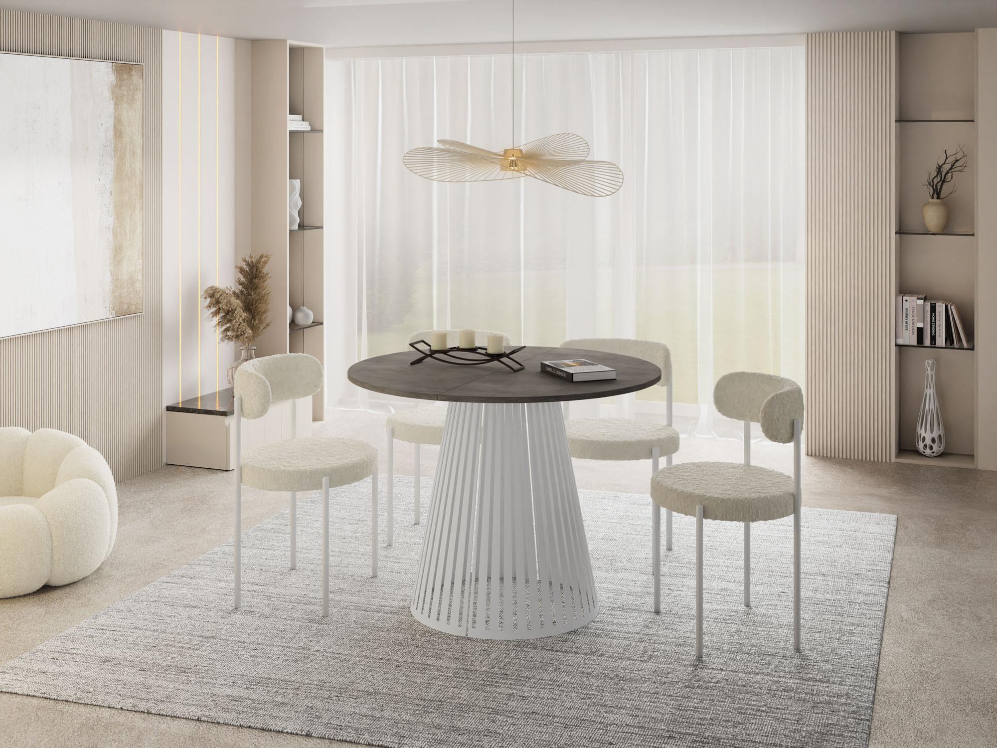wohnli-moebel-suche-800001124147-1 Beton-Optik Dunkelgrau 120-200/120/76 cm