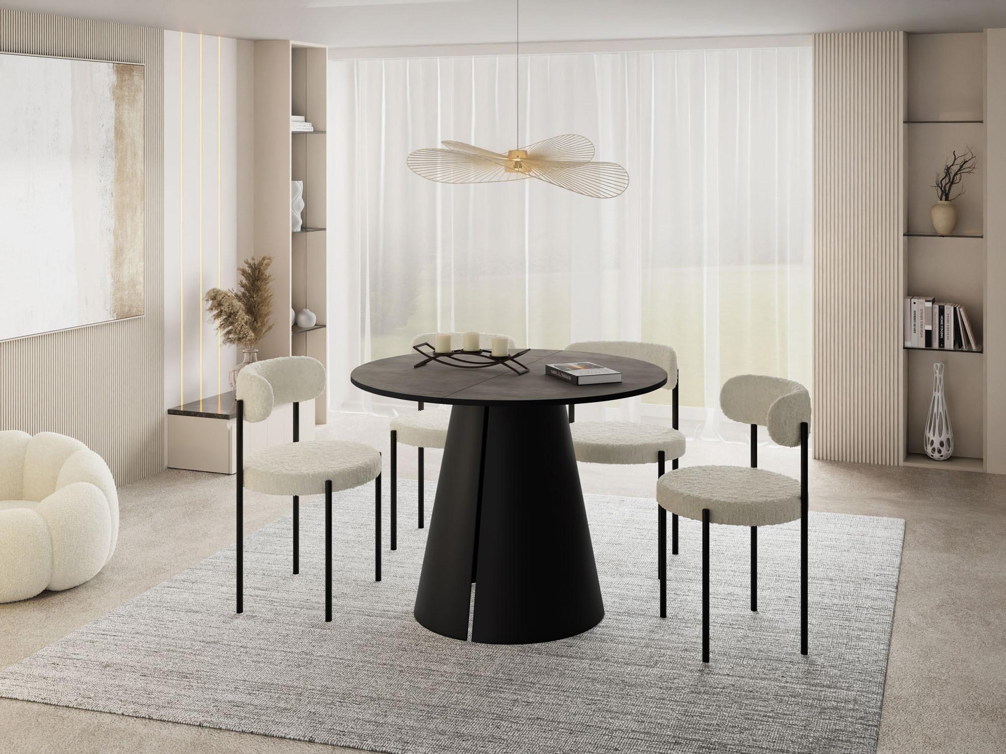 wohnli-moebel-suche-800001124279-1 Beton-Optik Dunkelgrau 100-180/100/76 cm