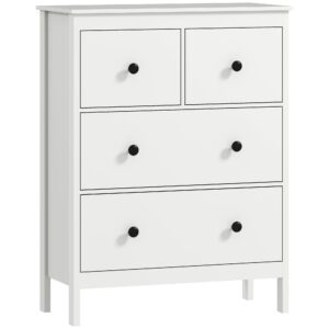 wohnli-moebel-suche-800001126567 Wohnli Möbelsuche - KOMMODE Moderner Sideboard mit 4 Schubladen für Wohnzimmer Weiß