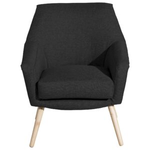 SESSEL Kachka Bezug Flachgewebe Buche natur / schwarz Kunststoff 58aufmkessel Möbel > Sessel > Polstersessel Schwarz