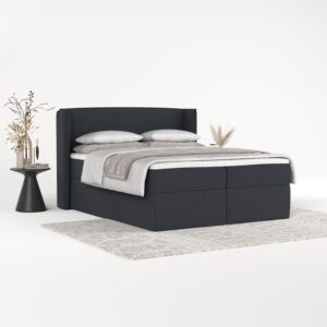 BOXBETT Viva 180/200 cm Anthrazit im Riva Stoff Textil AltaBeds Möbel > Betten > Boxspringbetten Anthrazit