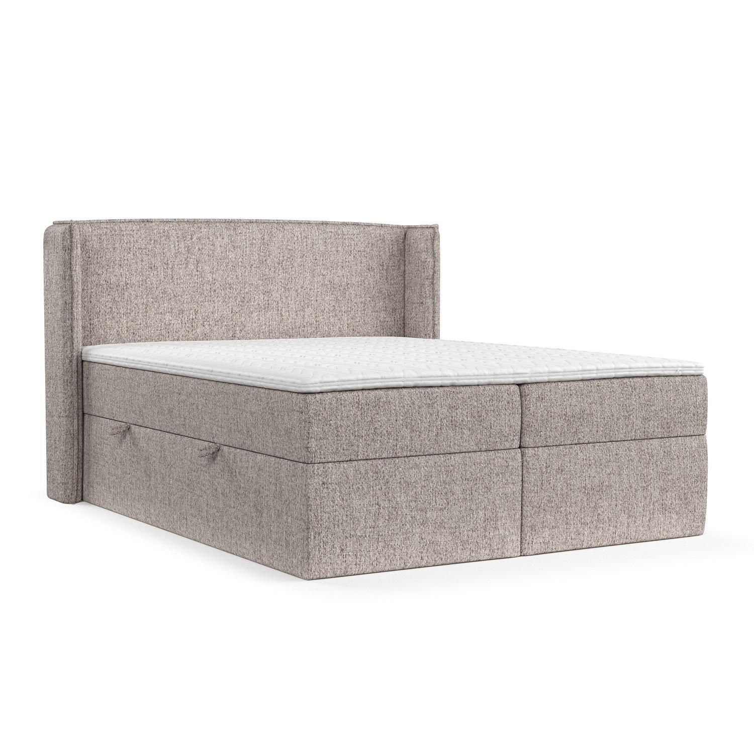 wohnli-moebel-suche-800001127780 Wohnli Möbelsuche - BOXBETT Viva 200/200 cm Beige im Neve Stoff
