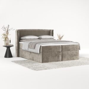 wohnli-moebel-suche-800001127804-1 BOXBETT Viva 140/200 cm Beige im Lotta Stoff Textil AltaBeds Möbel > Betten > Boxspringbetten Beige