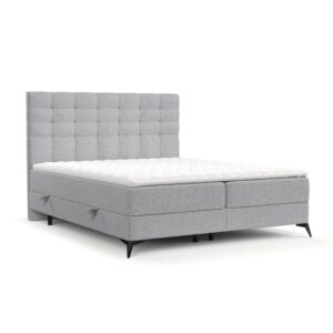 wohnli-moebel-suche-800001127808 Wohnli Möbelsuche - BOXBETT Niro 180/200 cm Hellgrau im Riva Stoff