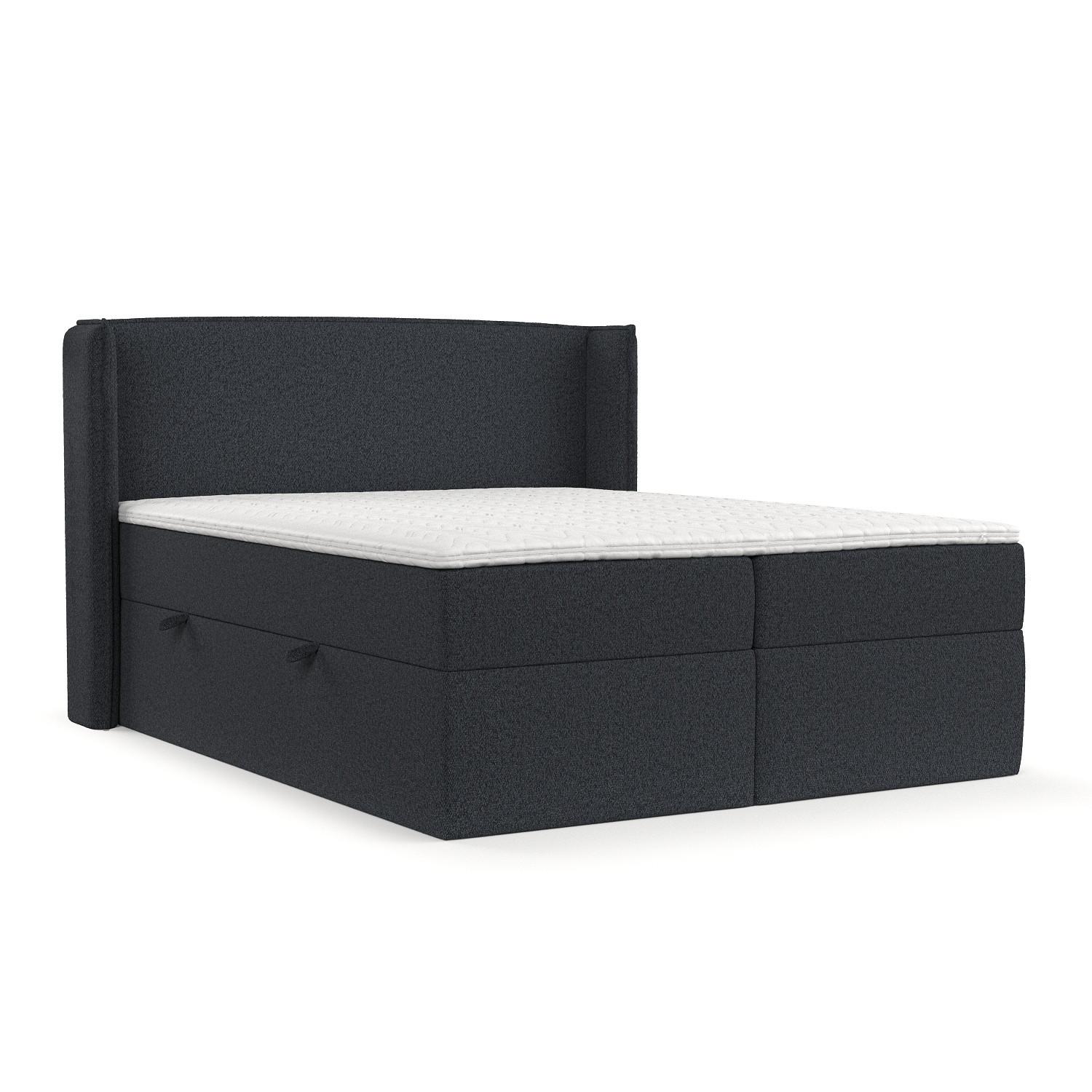wohnli-moebel-suche-800001127815 Wohnli Möbelsuche - BOXBETT Viva 160/200 cm Anthrazit im Riva Stoff