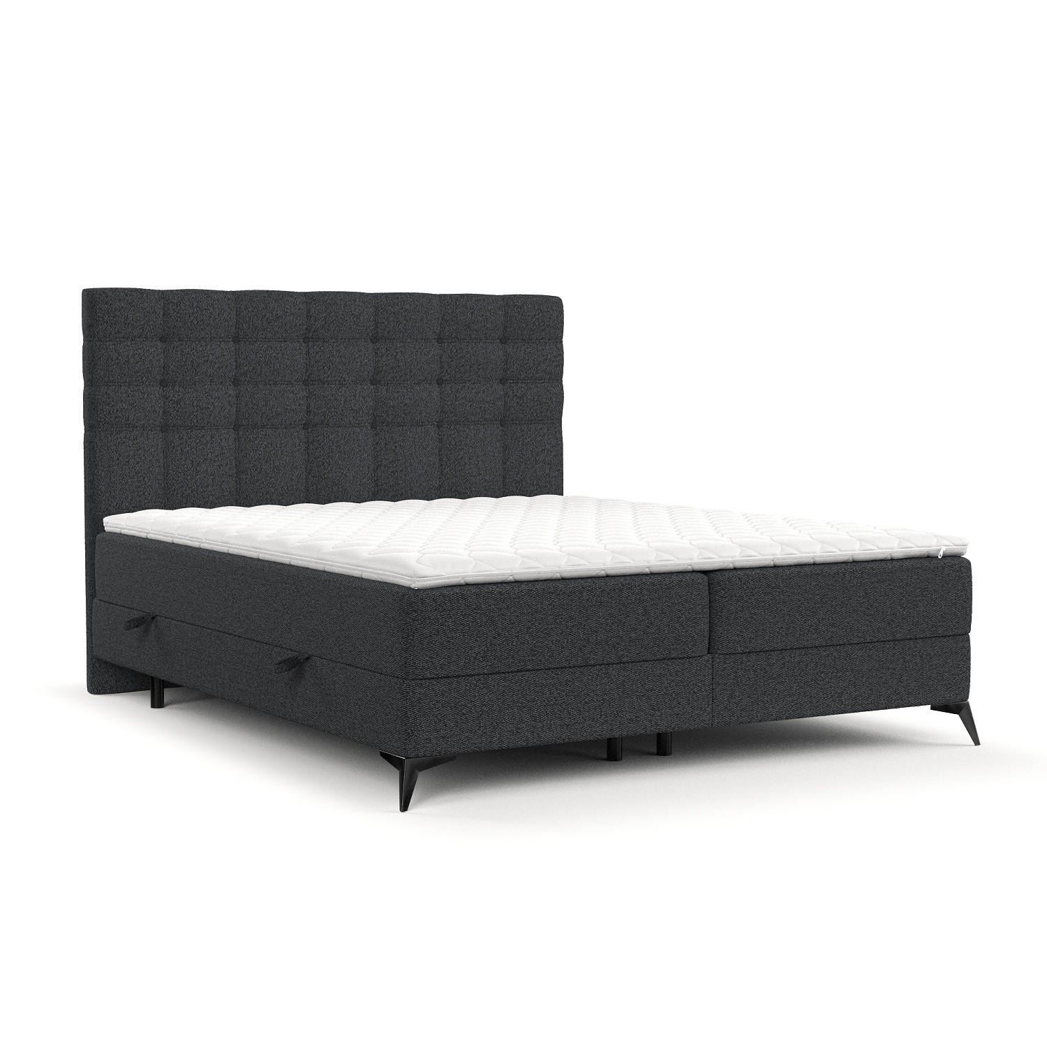 wohnli-moebel-suche-800001127827 Wohnli Möbelsuche - BOXBETT Niro 140/200 cm Anthrazit im Riva Stoff