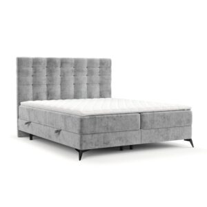 wohnli-moebel-suche-800001127828 Wohnli Möbelsuche - BOXBETT Niro 160/200 cm Hellgrau im Bonita Stoff