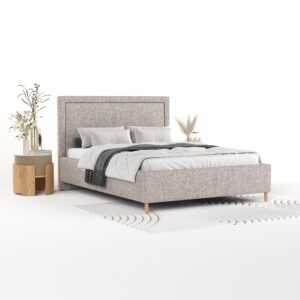 wohnli-moebel-suche-800001127899-1 POLSTERBETT Vega 160/200 cm Beige im Neve Stoff Textil AltaBeds Möbel > Betten > Polsterbetten Beige
