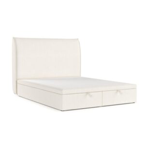 Wohnli Möbelsuche - POLSTERBETT Tuvalu mit Stauraum 160/200 cm Creme im Alta Stoff