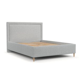 wohnli-moebel-suche-800001127962 Wohnli Möbelsuche - POLSTERBETT Vega 140/200 cm Hellgrau im Riva Stoff