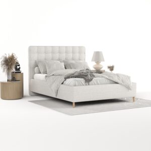 POLSTERBETT Paloma 160/200 cm Hellbeige im Riva Stoff Textil AltaBeds Möbel > Betten > Polsterbetten Beige