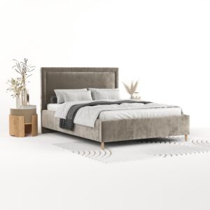 wohnli-moebel-suche-800001128019-1 POLSTERBETT Vega 160/200 cm Beige im Lotta Stoff Textil AltaBeds Möbel > Betten > Polsterbetten Beige