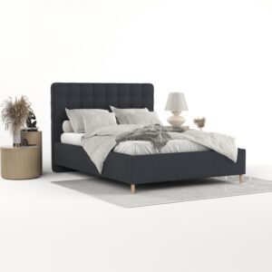 wohnli-moebel-suche-800001128037-1 POLSTERBETT Paloma 180/200 cm Anthrazit im Riva Stoff Textil AltaBeds Möbel > Betten > Polsterbetten Anthrazit