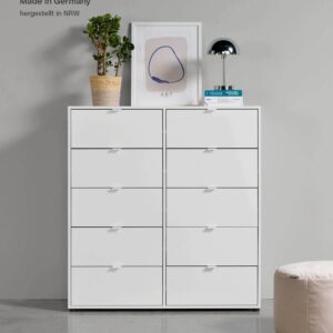 wohnli-moebel-suche-800001128583-1 KOMMODE Die Stilvolle Holzwerkstoff Mokebo Möbel > Kommoden & Schubladenschränke > Kommoden Weiß