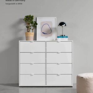 wohnli-moebel-suche-800001128587-1 KOMMODE Die Stilvolle Holzwerkstoff Mokebo Möbel > Kommoden & Schubladenschränke > Kommoden Weiß