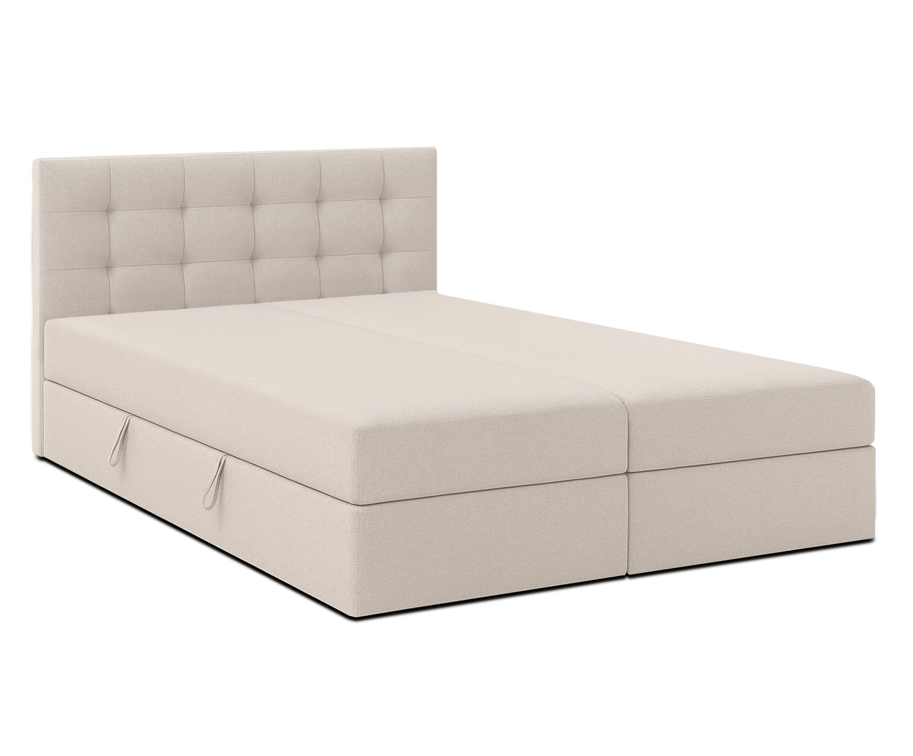 wohnli-moebel-suche-800001130194 Wohnli Möbelsuche - BOXBETT BELINAI 160x200 cm mit Bettkasten und Matratze - Beige + TOPPER