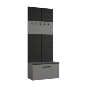 wohnli-moebel-suche-800001130280 Wohnli Möbelsuche - GARDEROBENSCHRANK Rosanno I Grau 80