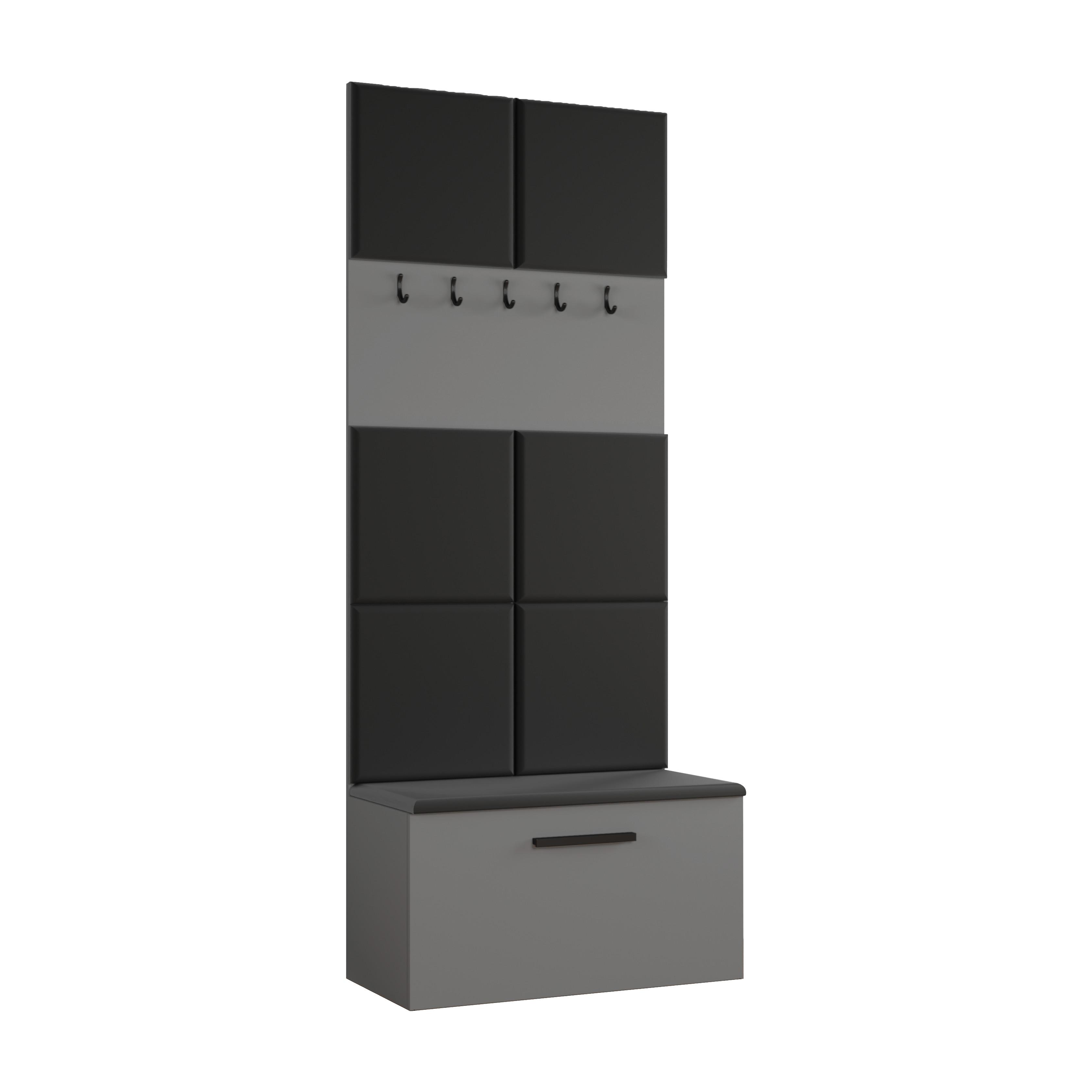 wohnli-moebel-suche-800001130280 Wohnli Möbelsuche - GARDEROBENSCHRANK Rosanno I Grau 80