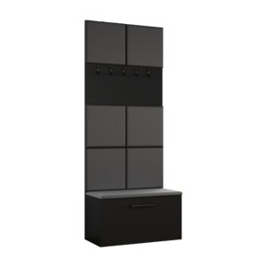 wohnli-moebel-suche-800001130285 Wohnli Möbelsuche - GARDEROBENSCHRANK Rosanno I Schwarz 80
