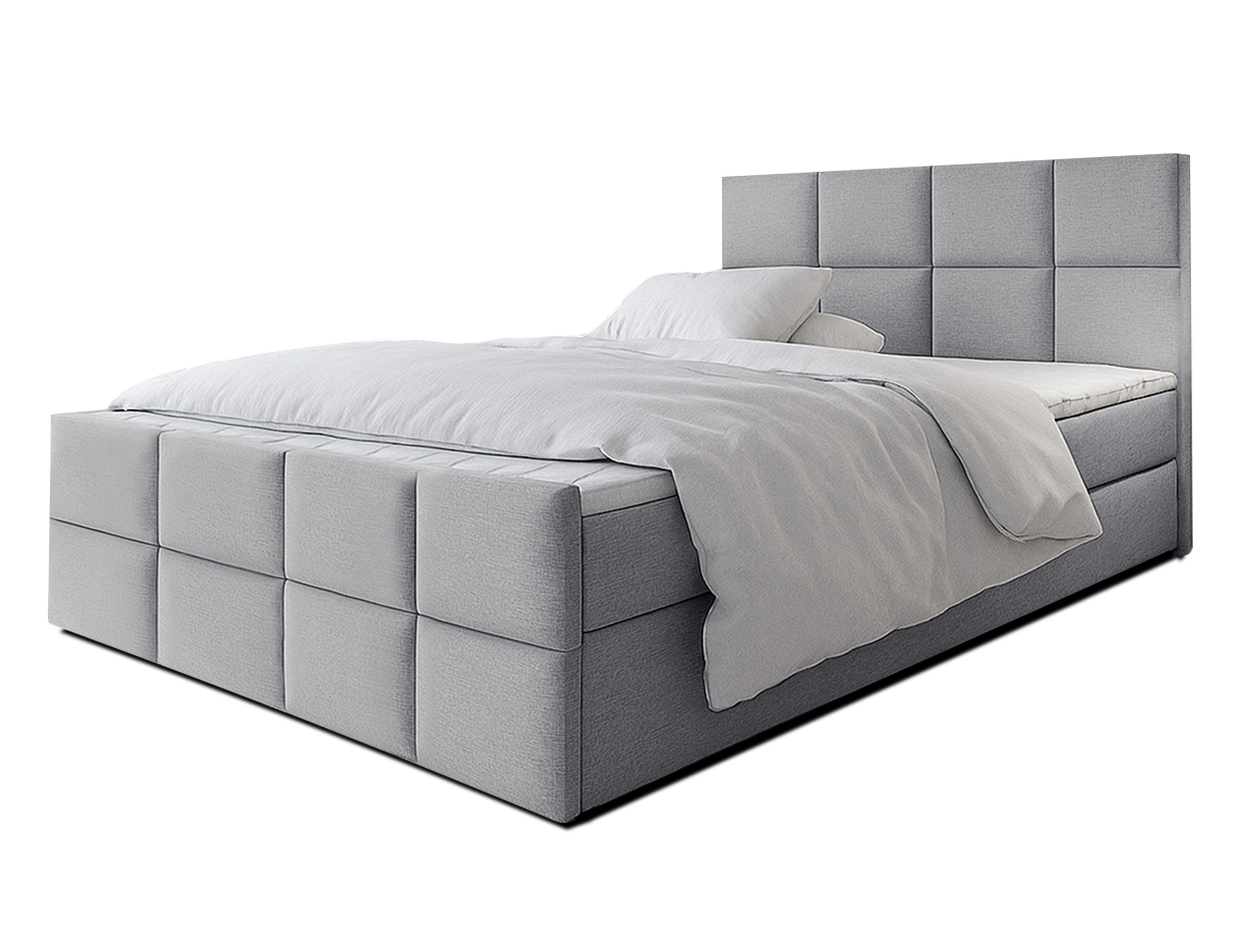 wohnli-moebel-suche-800001130368 Wohnli Möbelsuche - BOXBETT ALEYNA 180x200 cm mit Bettkasten und Matratze - Grau + TOPPER