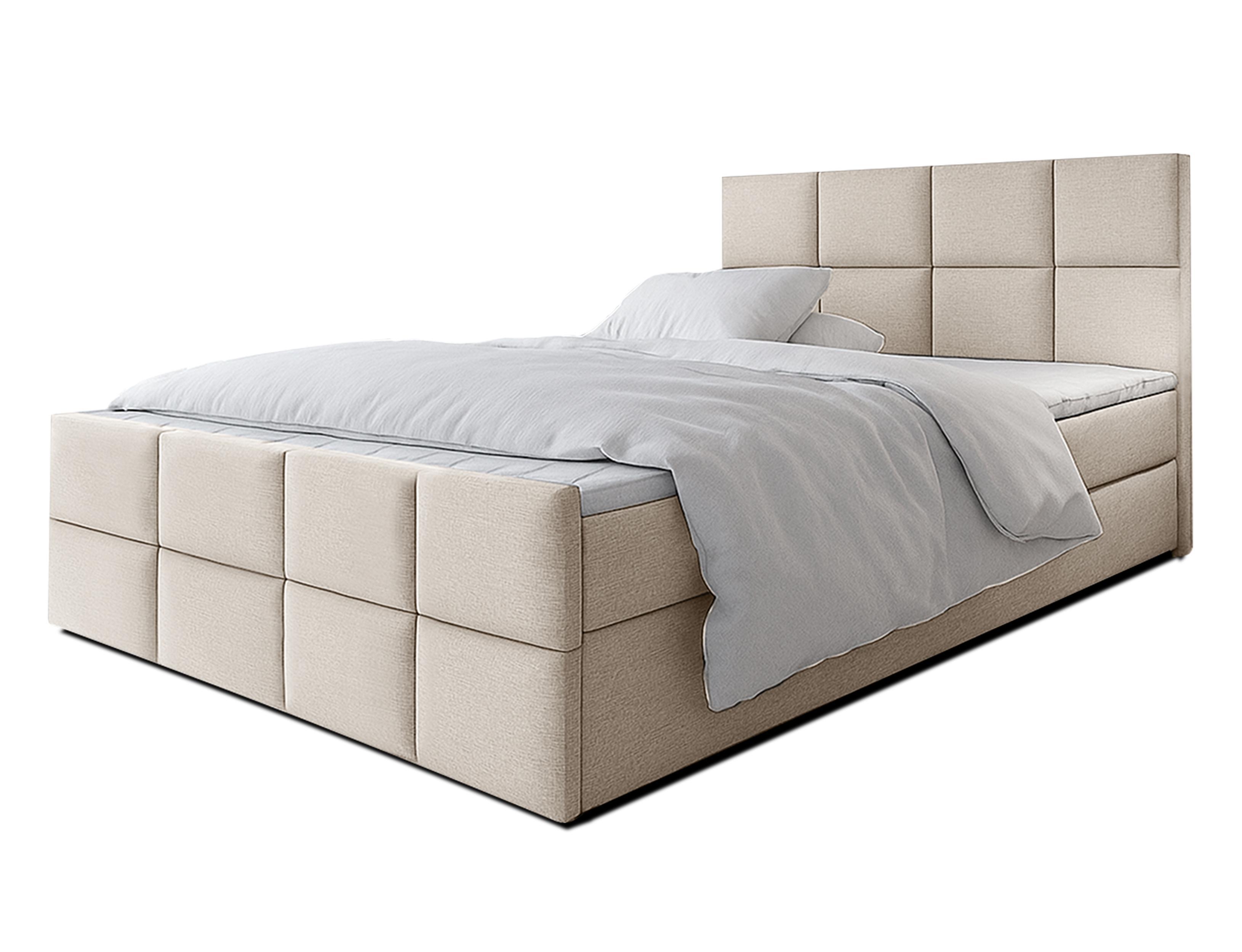 wohnli-moebel-suche-800001130386 Wohnli Möbelsuche - BOXBETT ALEYNA 180x200 cm mit Bettkasten und Matratze - Beige + TOPPER