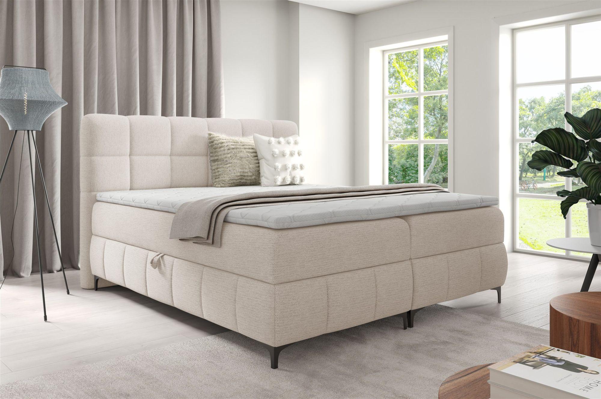 wohnli-moebel-suche-800001135709-1 BOXBETT Sophie In Aragon Textil Fun Möbel Möbel > Betten > Boxspringbetten Weiß