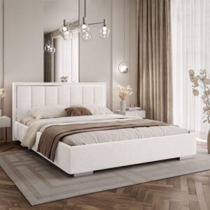 wohnli-moebel-suche-800001136377-1 POLSTERBETT AURELIA SILVER mit Stauraum und Metallrahmen 120x200 Jasmine 20 Textil Lookway Möbel > Betten > Polsterbetten Weiß