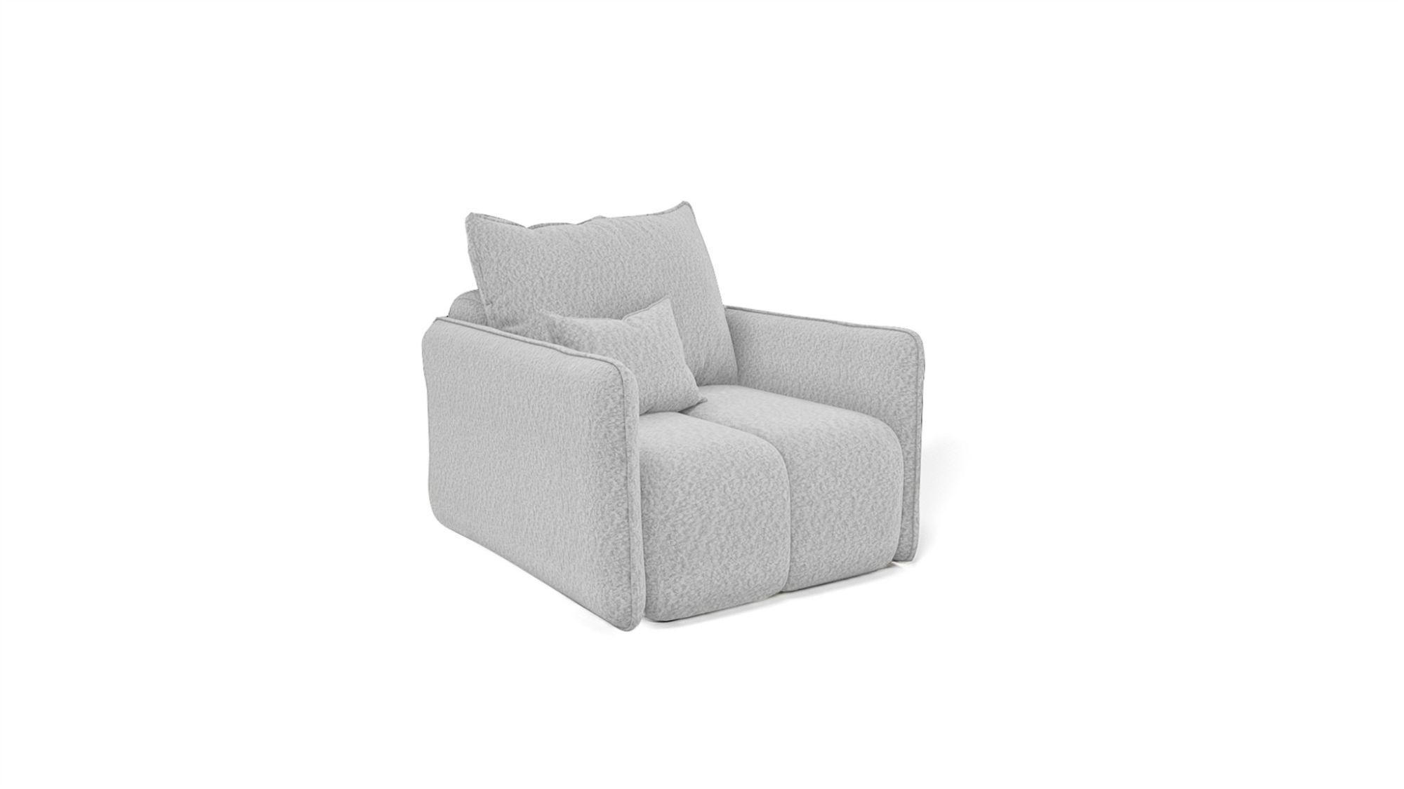 wohnli-moebel-suche-800001137487-1 SESSEL Morgano Textil Fun Möbel Möbel > Sessel > Polstersessel Grau