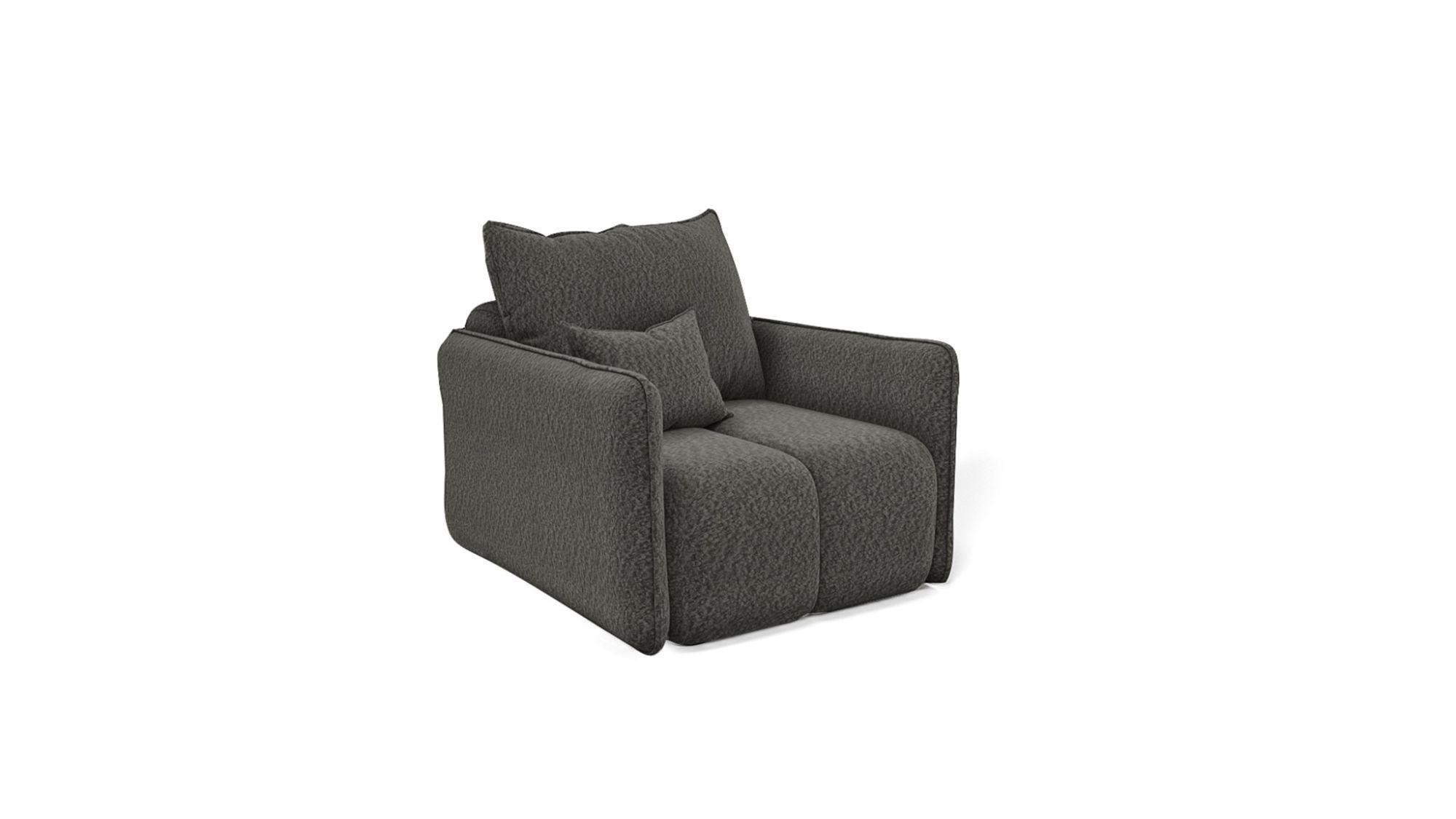 wohnli-moebel-suche-800001137494-1 SESSEL Morgano Textil Fun Möbel Möbel > Sessel > Polstersessel Anthrazit