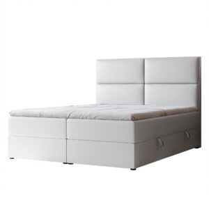 wohnli-moebel-suche-800001139705-1 BOXBETT 120x200 cm mit Topper Textil Idohome Möbel > Betten > Boxspringbetten Weiß