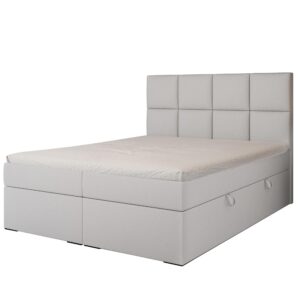 wohnli-moebel-suche-800001139839-1 BOXBETT 120x200 cm mit Topper Textil Idohome Möbel > Betten > Boxspringbetten Weiß