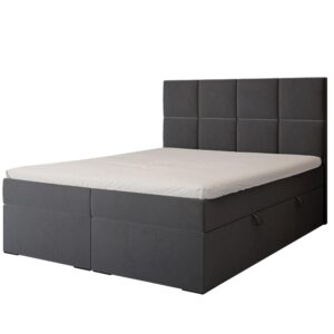 wohnli-moebel-suche-800001139875-1 BOXBETT 120x200 cm mit Topper Textil Idohome Möbel > Betten > Boxspringbetten Grau