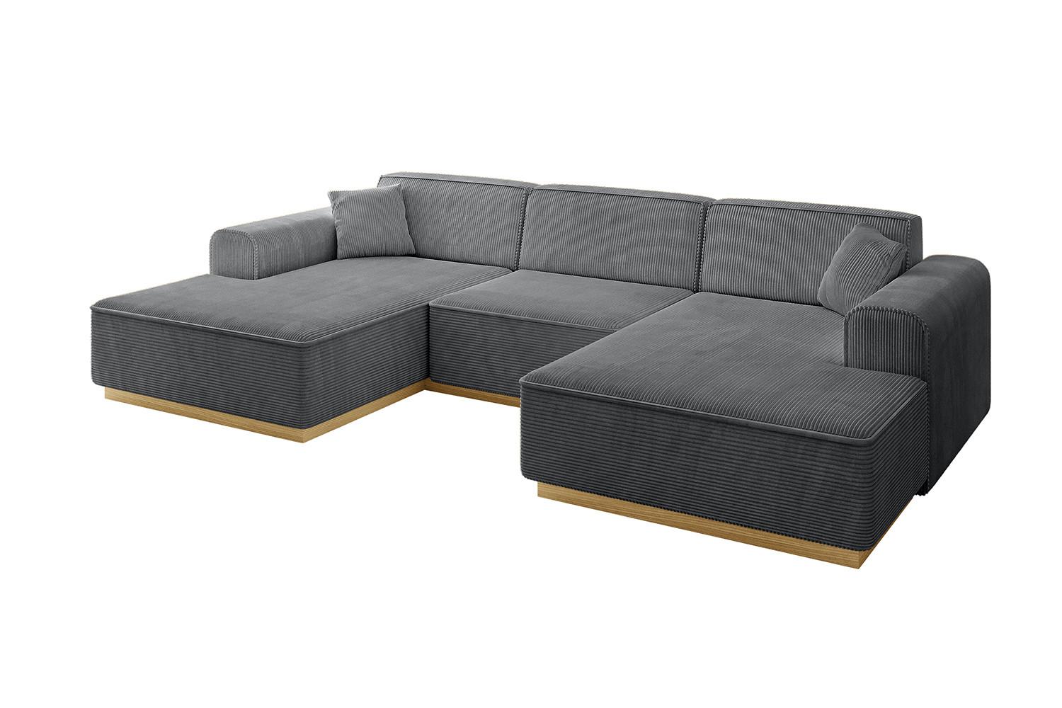 wohnli-moebel-suche-800001141161 Wohnli Möbelsuche - WOHNLANDSCHAFT IREA-U1-v2 - 301x165x80 cm Duneklgrau