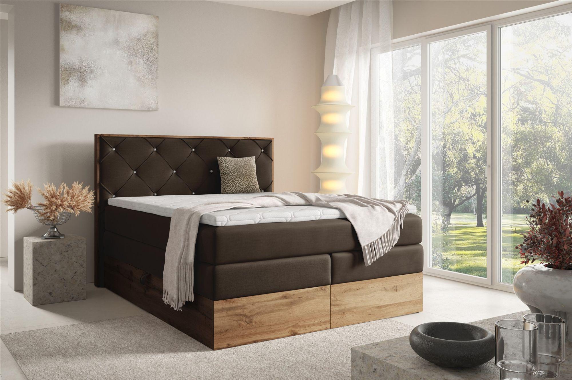 wohnli-moebel-suche-800001142526-1 BOXSPRINGBETT Navel Textil Fun Möbel Möbel > Betten > Boxspringbetten Braun