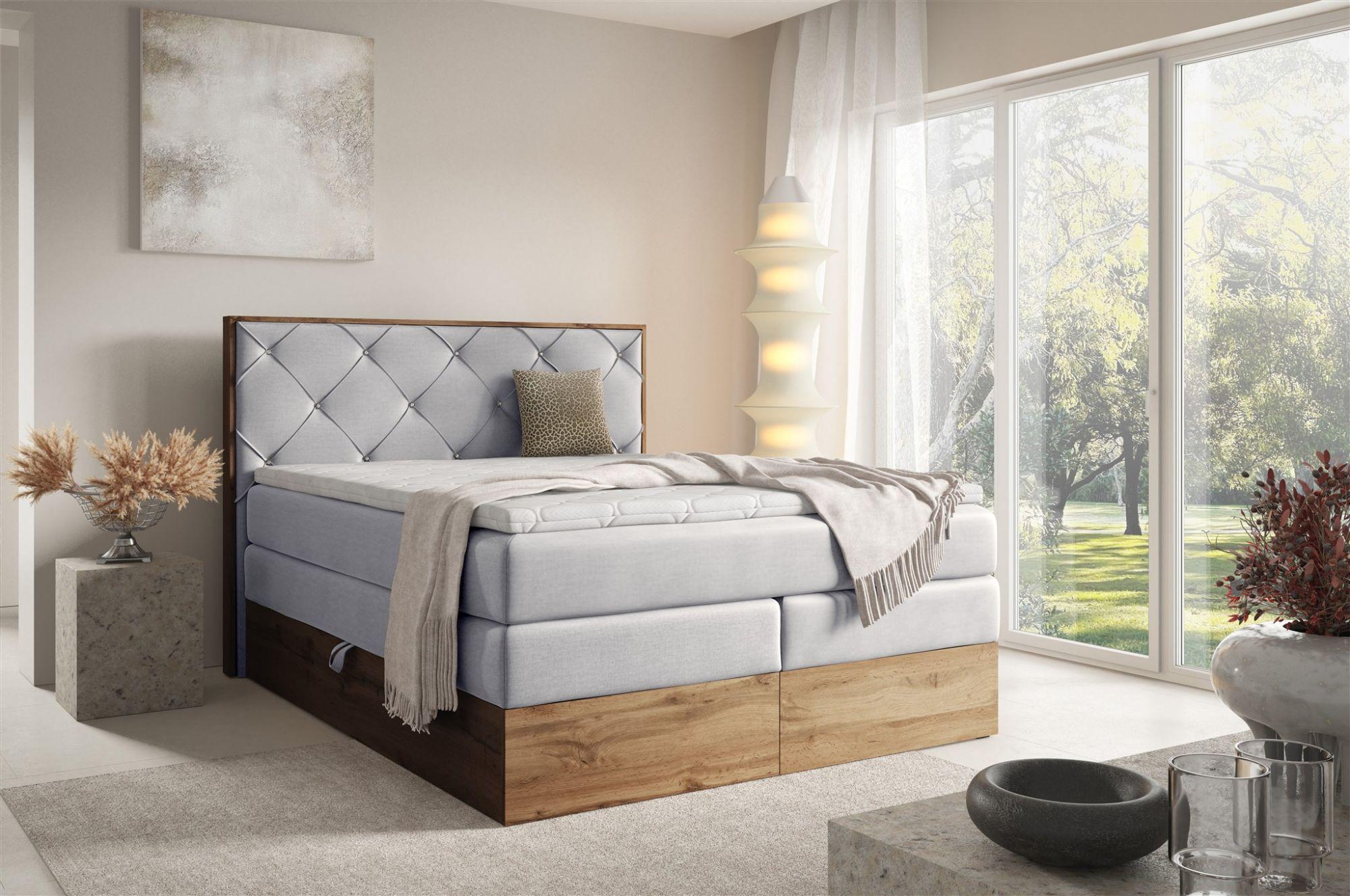 wohnli-moebel-suche-800001142546-1 BOXSPRINGBETT Navel Textil Fun Möbel Möbel > Betten > Boxspringbetten Grau