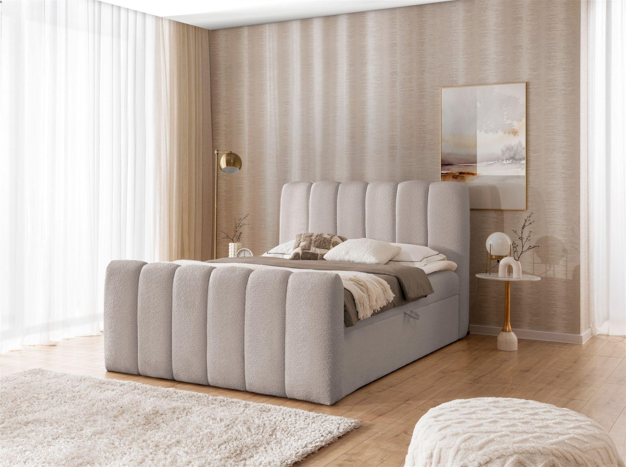 wohnli-moebel-suche-800001142840-1 BOXBETT Denis Premium Textil Fun Möbel Möbel > Betten > Boxspringbetten Grau