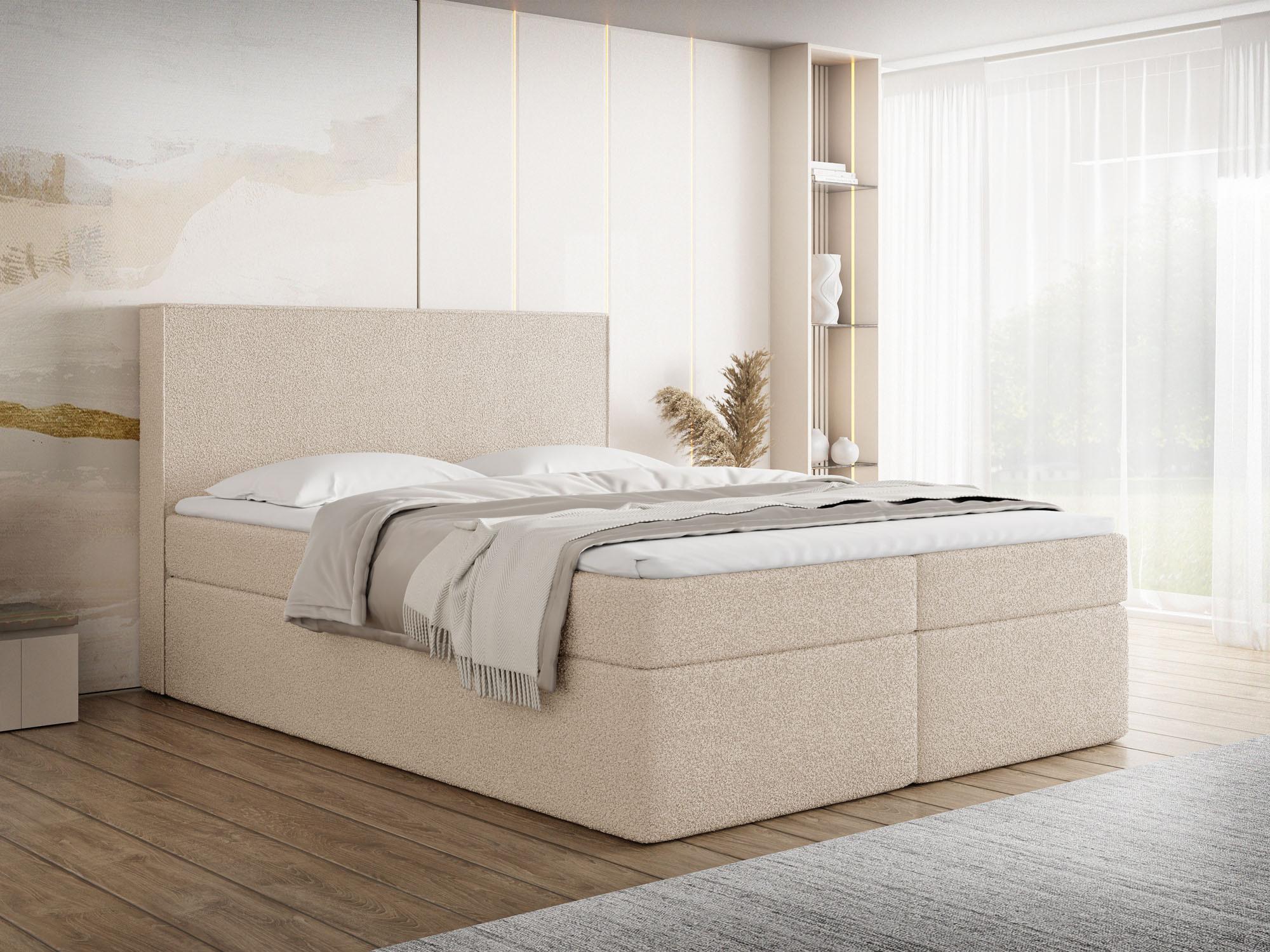wohnli-moebel-suche-800001145644-1 Boucle Beige 180/200 cm – 7-Zonen Taschenfederkern-Matratze & Komfortschaum-Topper