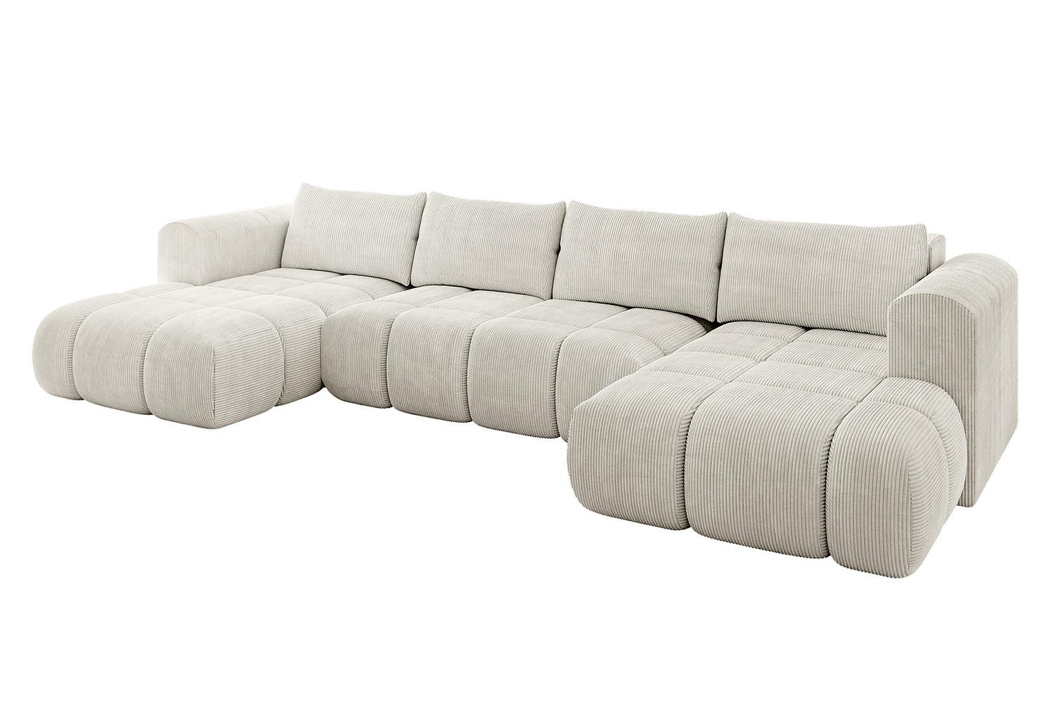 wohnli-moebel-suche-800001146901 Wohnli Möbelsuche - WOHNLANDSCHAFT CLOUD-U 405x185x90 Creme Cord