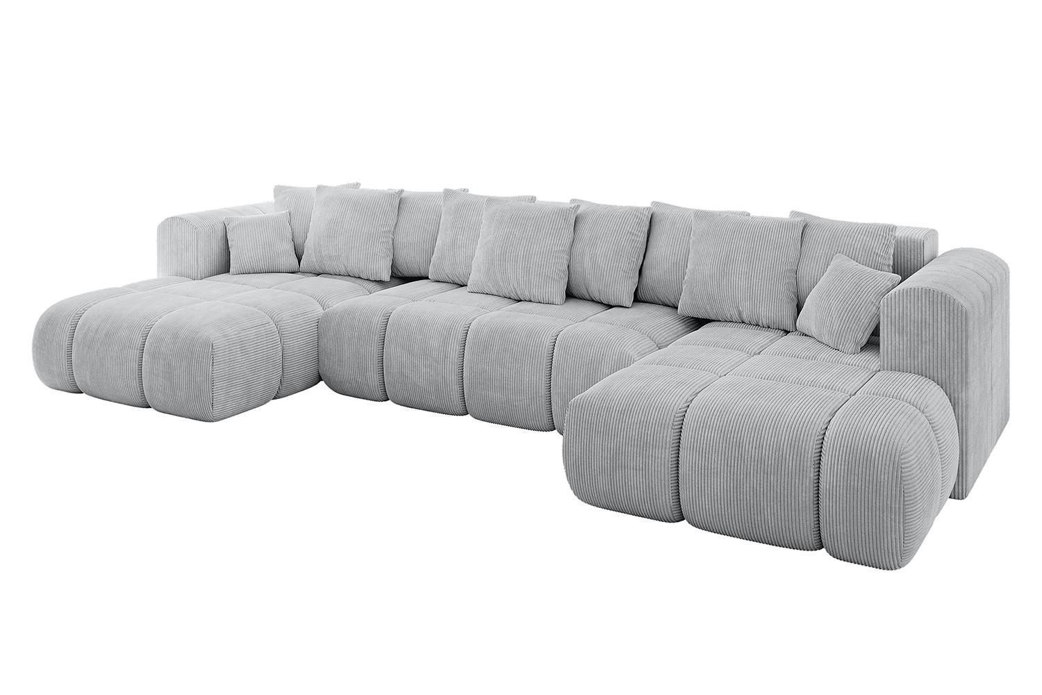 wohnli-moebel-suche-800001146906 Wohnli Möbelsuche - WOHNLANDSCHAFT CLOUD-U-v1 405x185x90 Grau Cord