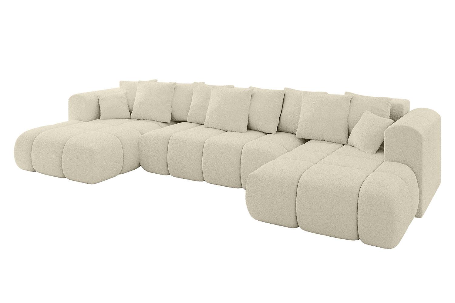 wohnli-moebel-suche-800001146911 Wohnli Möbelsuche - WOHNLANDSCHAFT CLOUD-U-v1 405x185x90 Beige Bouclé