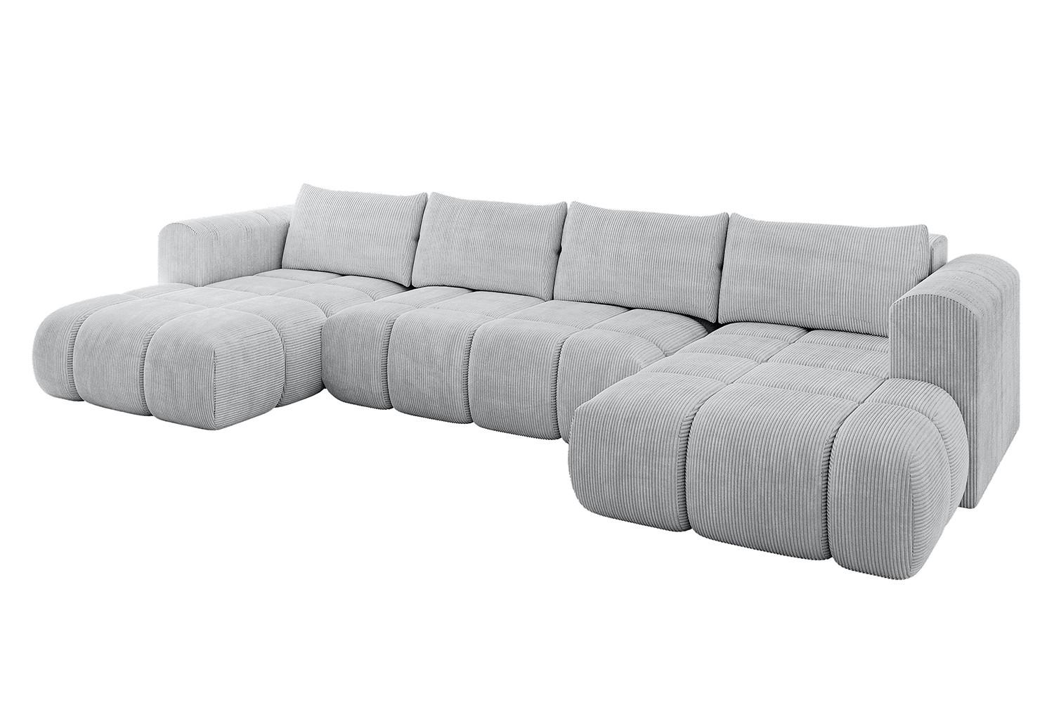 wohnli-moebel-suche-800001146912 Wohnli Möbelsuche - WOHNLANDSCHAFT CLOUD-U 405x185x90 Grau Cord