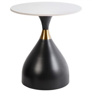 wohnli-moebel-suche-800001148740 Wohnli Möbelsuche - BEISTELLTISCH Schwarz/Gold/Weiß Ituna