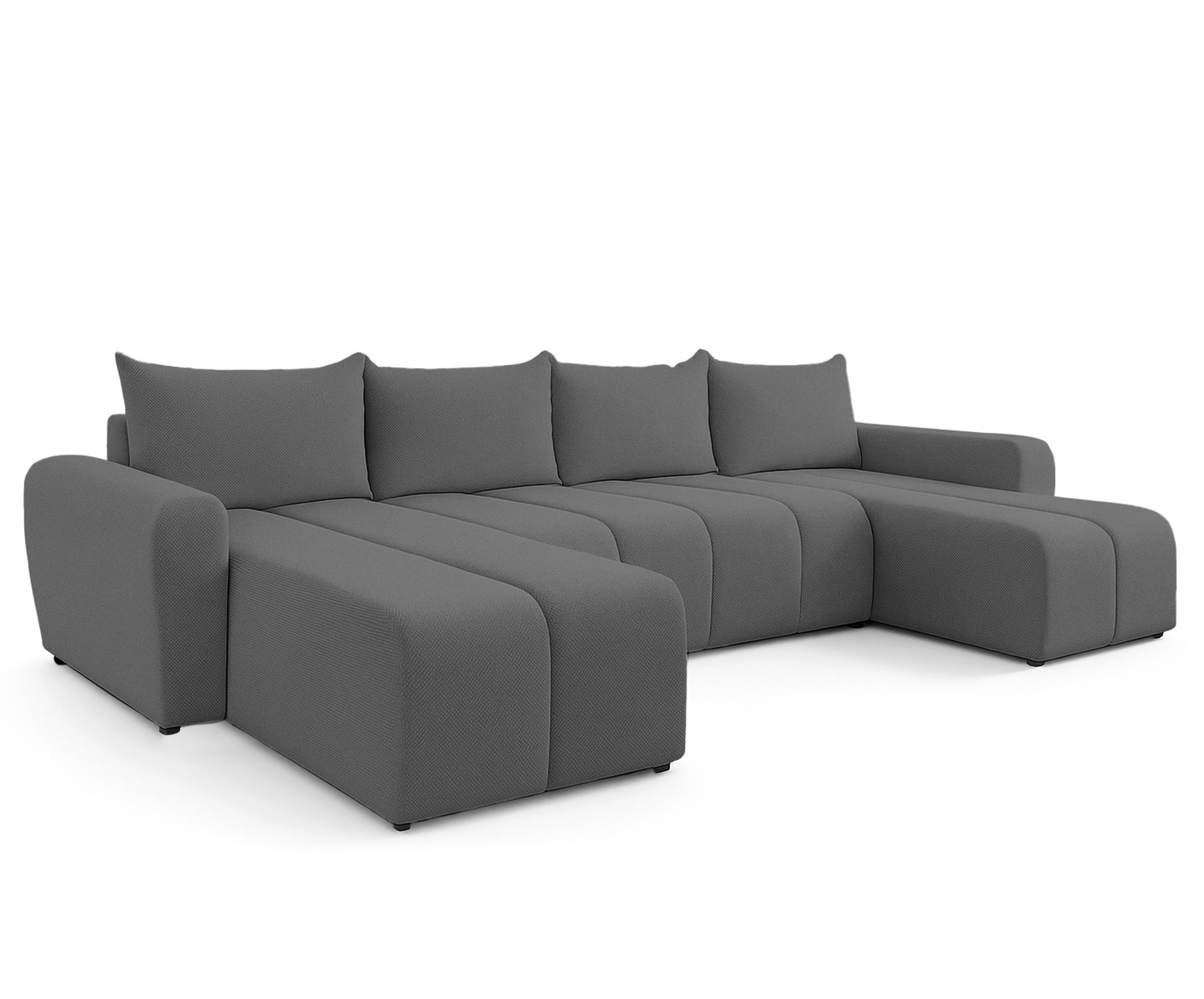 wohnli-moebel-suche-800001149521 Wohnli Möbelsuche - WOHNLANDSCHAFT Ferrande Grau 318/149/91 cm mit Schlaffunktion Bettkasten Wohnzimmer