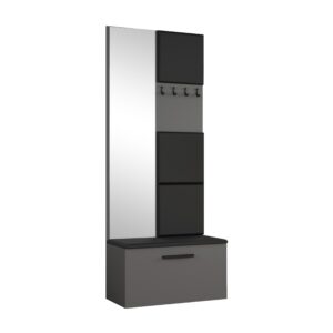 wohnli-moebel-suche-800001149545 Wohnli Möbelsuche - GARDEROBENSCHRANK Rosanno III Grau 80