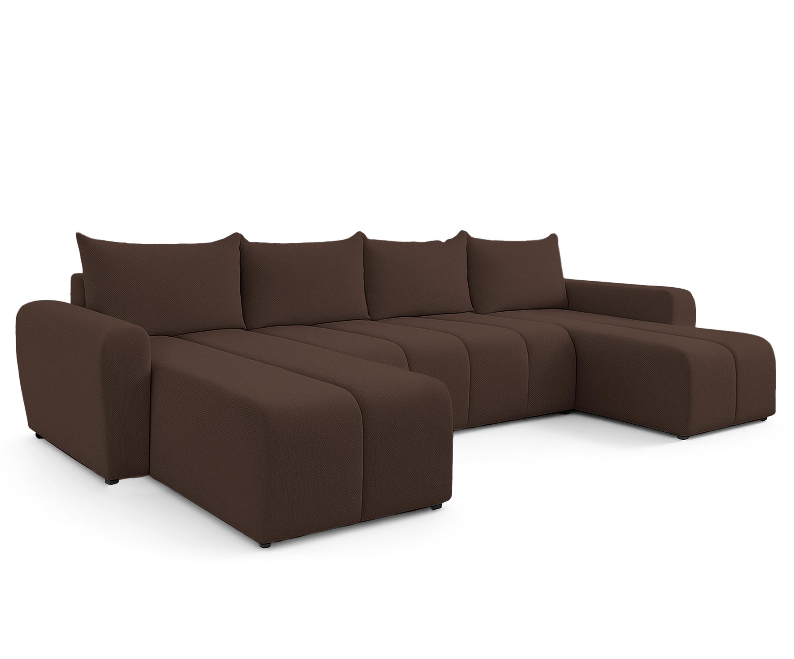 wohnli-moebel-suche-800001149667 Wohnli Möbelsuche - WOHNLANDSCHAFT Ferrande Braun 318/149/91 cm mit Schlaffunktion Bettkasten Modern