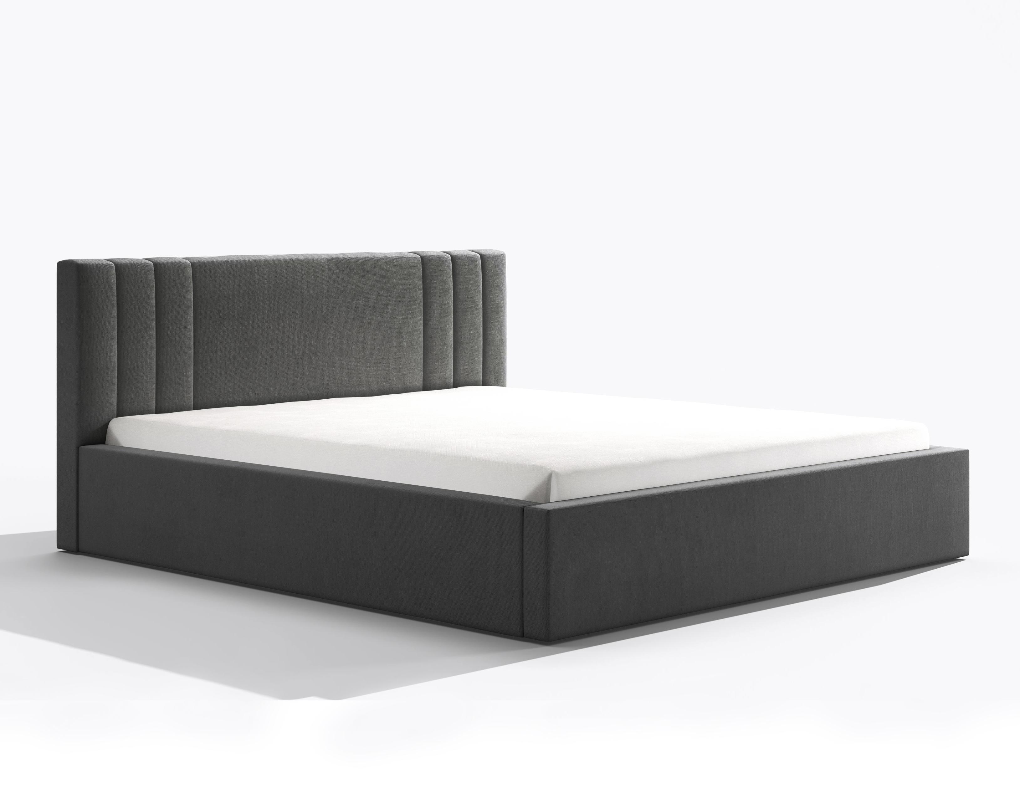 wohnli-moebel-suche-800001149689 Wohnli Möbelsuche - POLSTERBETT Flino 180/200 cm in Grau – mit Bettkasten und viel Komfort