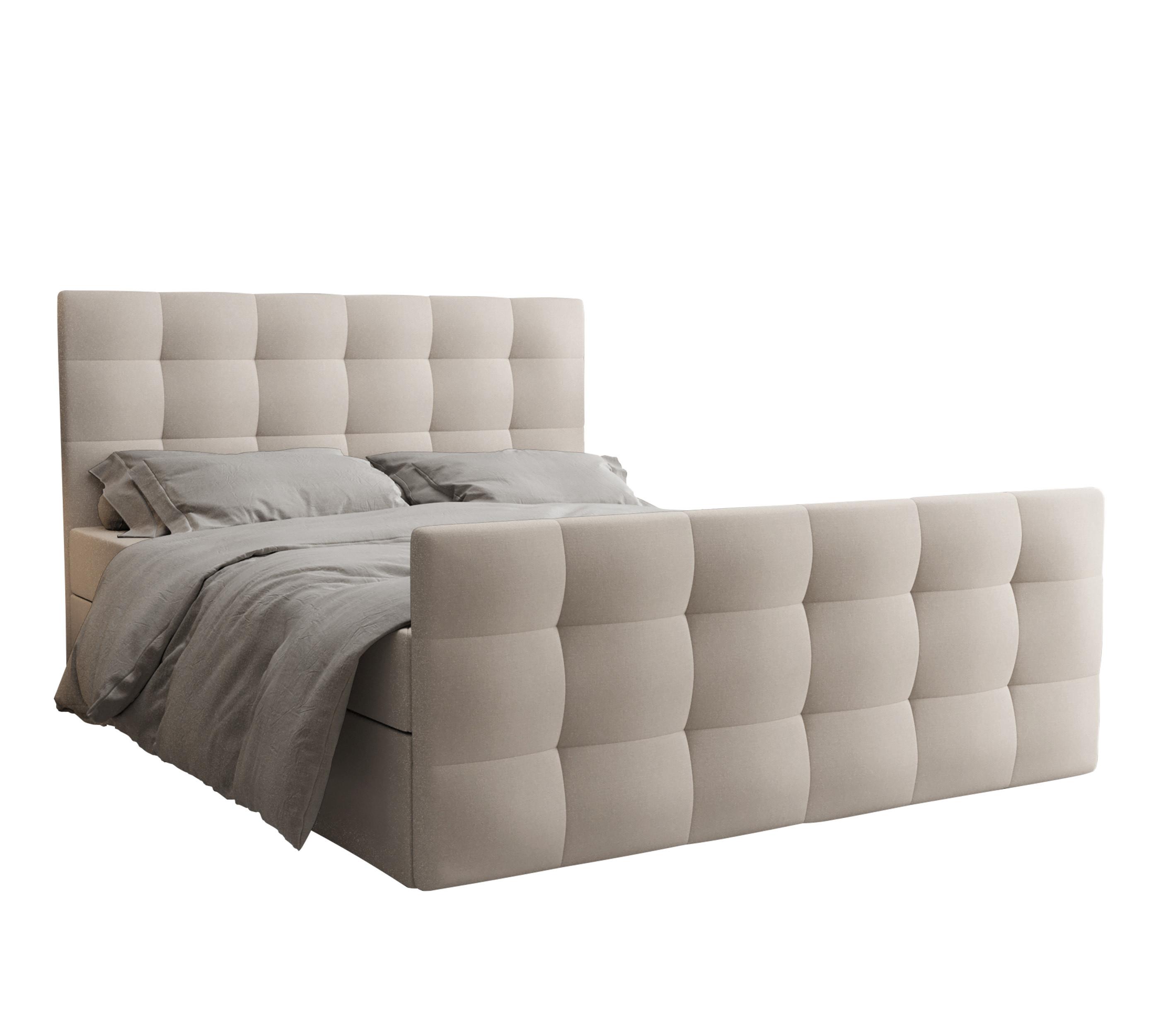 wohnli-moebel-suche-800001149724 Wohnli Möbelsuche - BOXBETT Orchido 140/200 cm in Beige – mit Bettkasten + TOPPER