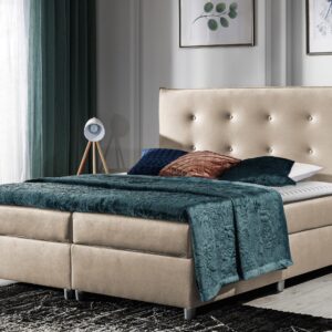 wohnli-moebel-suche-800001163346-1 BOXBETT Prato - H3 Holz MIRJAN24 Möbel > Betten > Boxspringbetten Beige