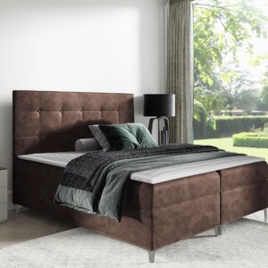 BOXBETT Snake - H3 Holz MIRJAN24 Möbel > Betten > Boxspringbetten Braun