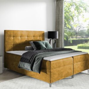 BOXBETT Snake - H3 Holz MIRJAN24 Möbel > Betten > Boxspringbetten Braun